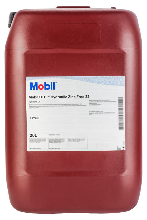 Hydraulic oil Mobil DTE Hydraulic Zinc Free 22