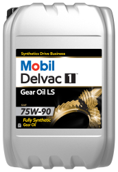 Transmission fluid Mobil Delvac 1 Gear Oil LS 75W-90